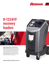 Robinair R-1234YF Recovery Leaders Flyer